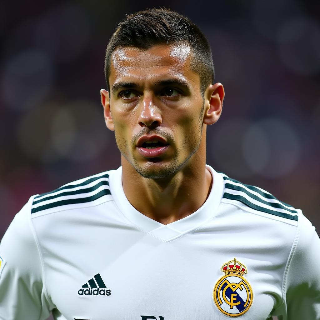 Gustavo Ramos trong màu áo Real Madrid