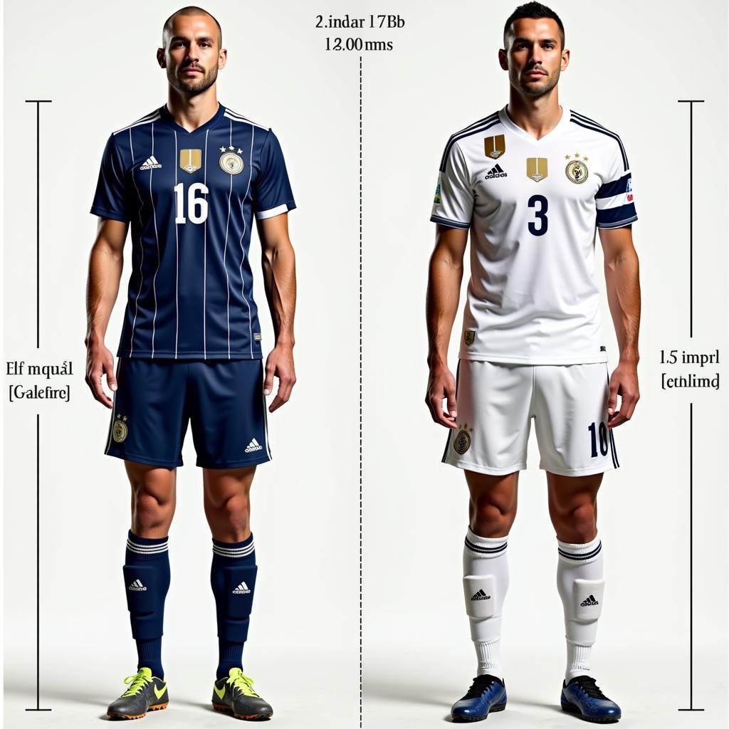 Haaland and Ibrahimovic height comparison