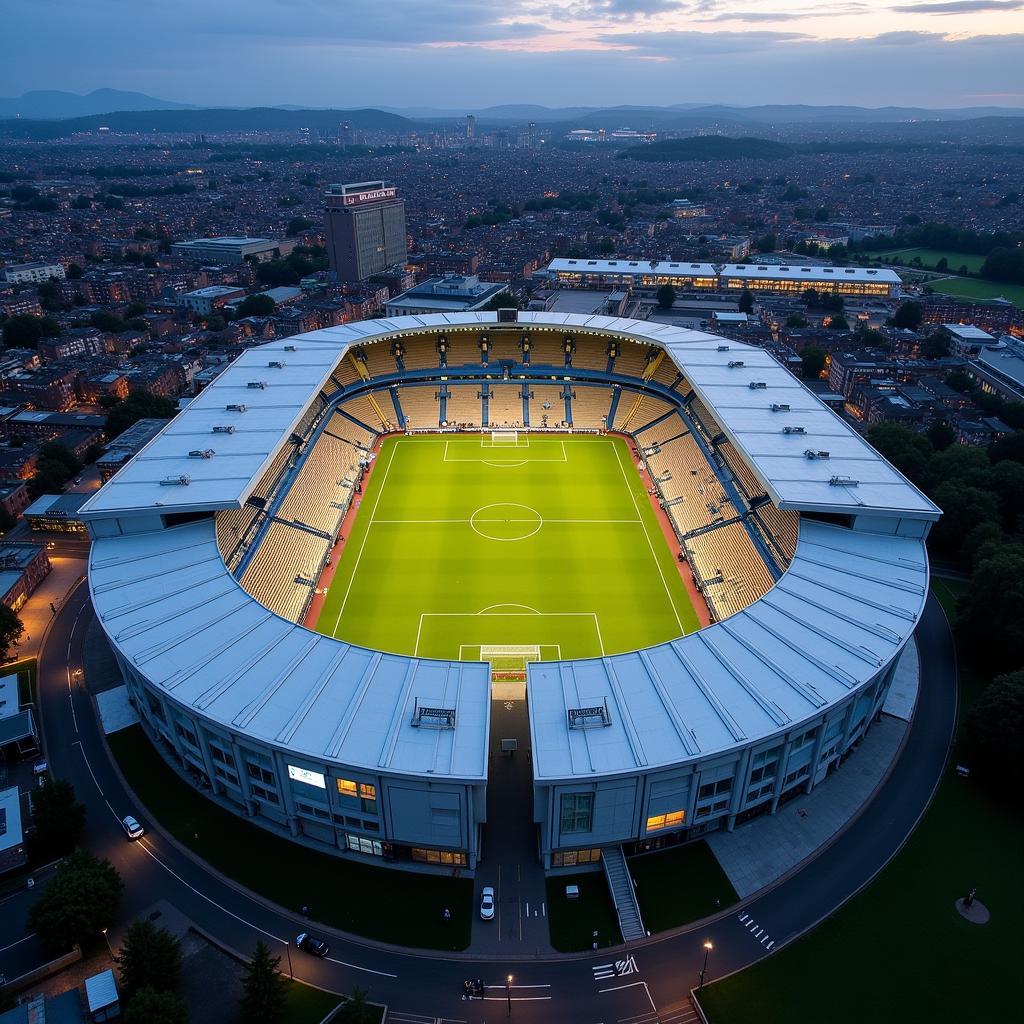 Hampden Park aerial view