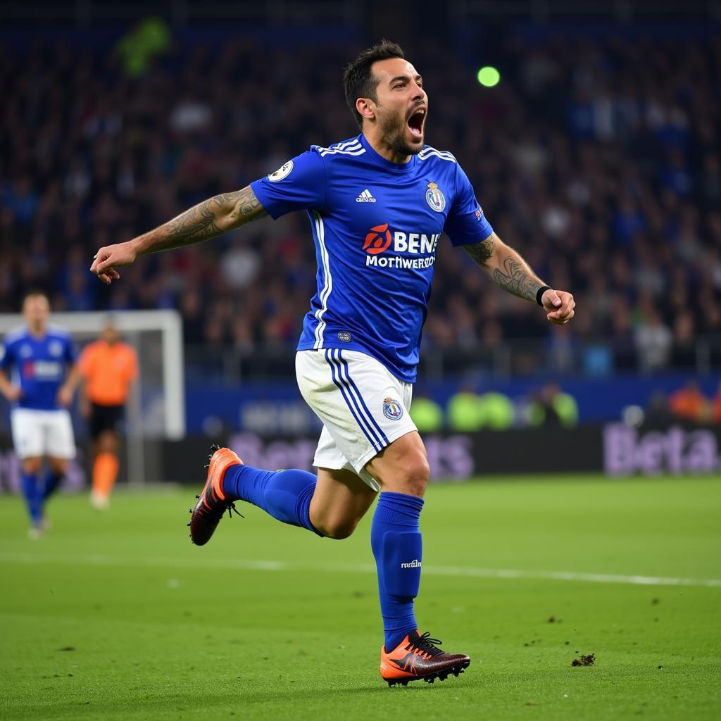 Héctor Herrera celebrating a goal with FC Porto