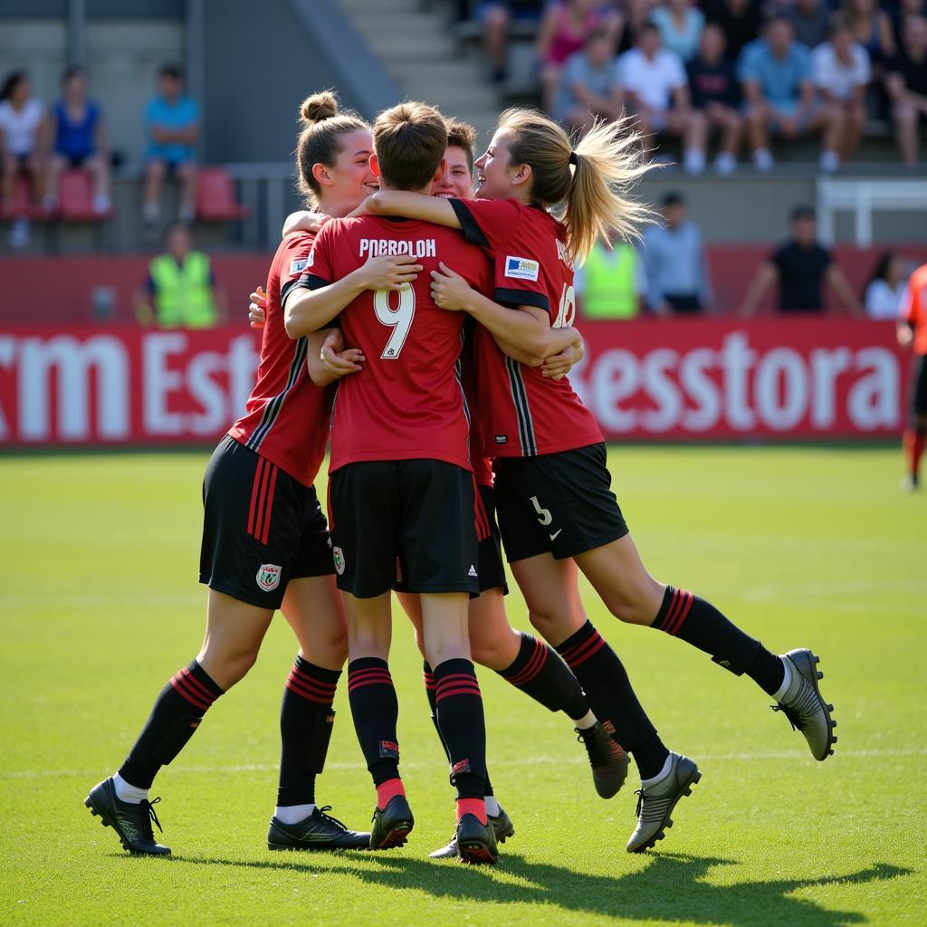 HNK Orijent youth team celebrating a goal