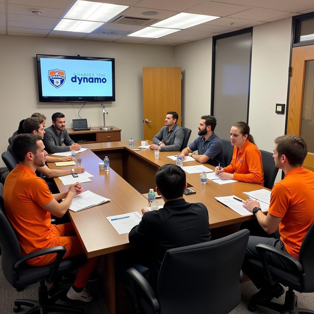 Houston Dynamo Staff Meeting