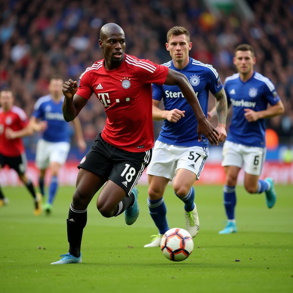 Ibarbo accelerating past defenders