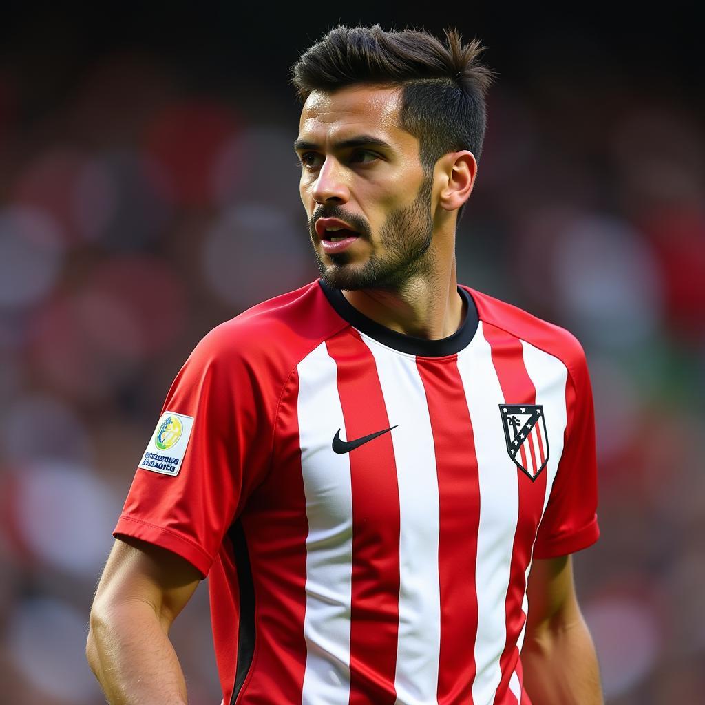 Ignacio Miramon trong màu áo Athletic Bilbao