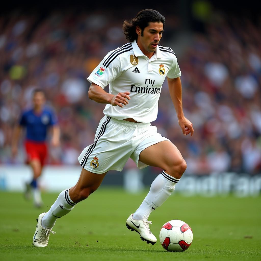 Ivan Zamorano trong màu áo Real Madrid