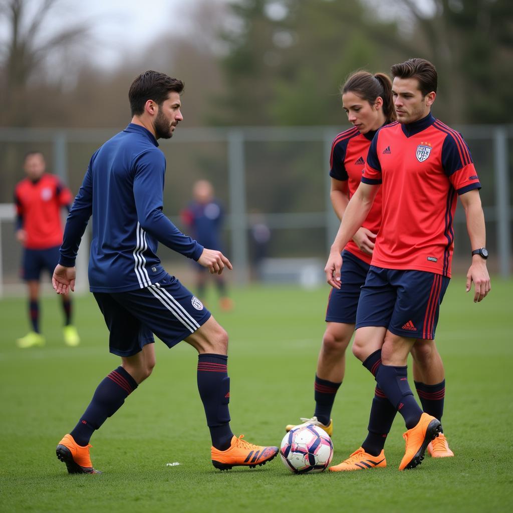 James Murphy Demonstrating Soccer Techniques