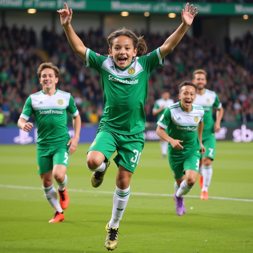 Jamie Leweling ghi bàn cho Greuther Fürth