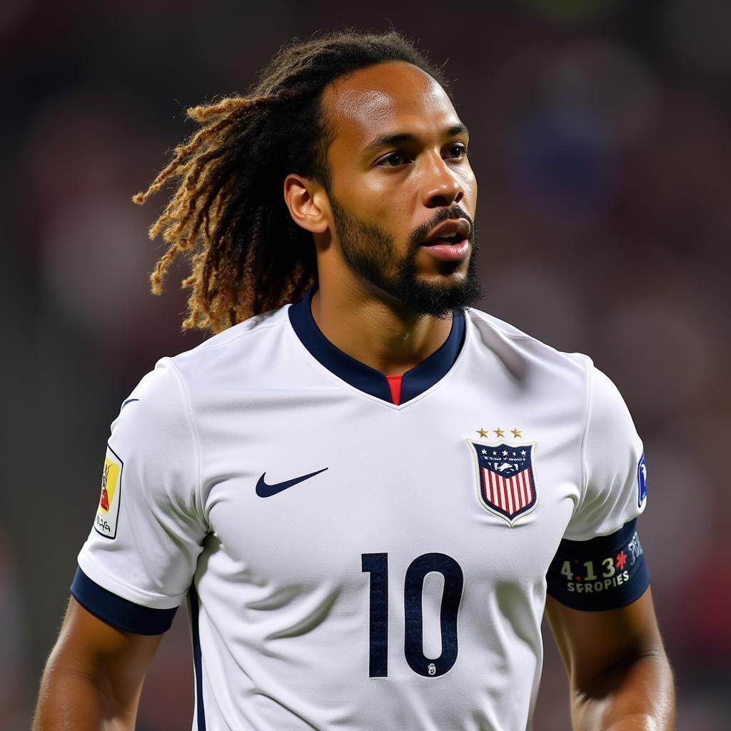 Jermaine Jones trong màu áo đội tuyển Mỹ