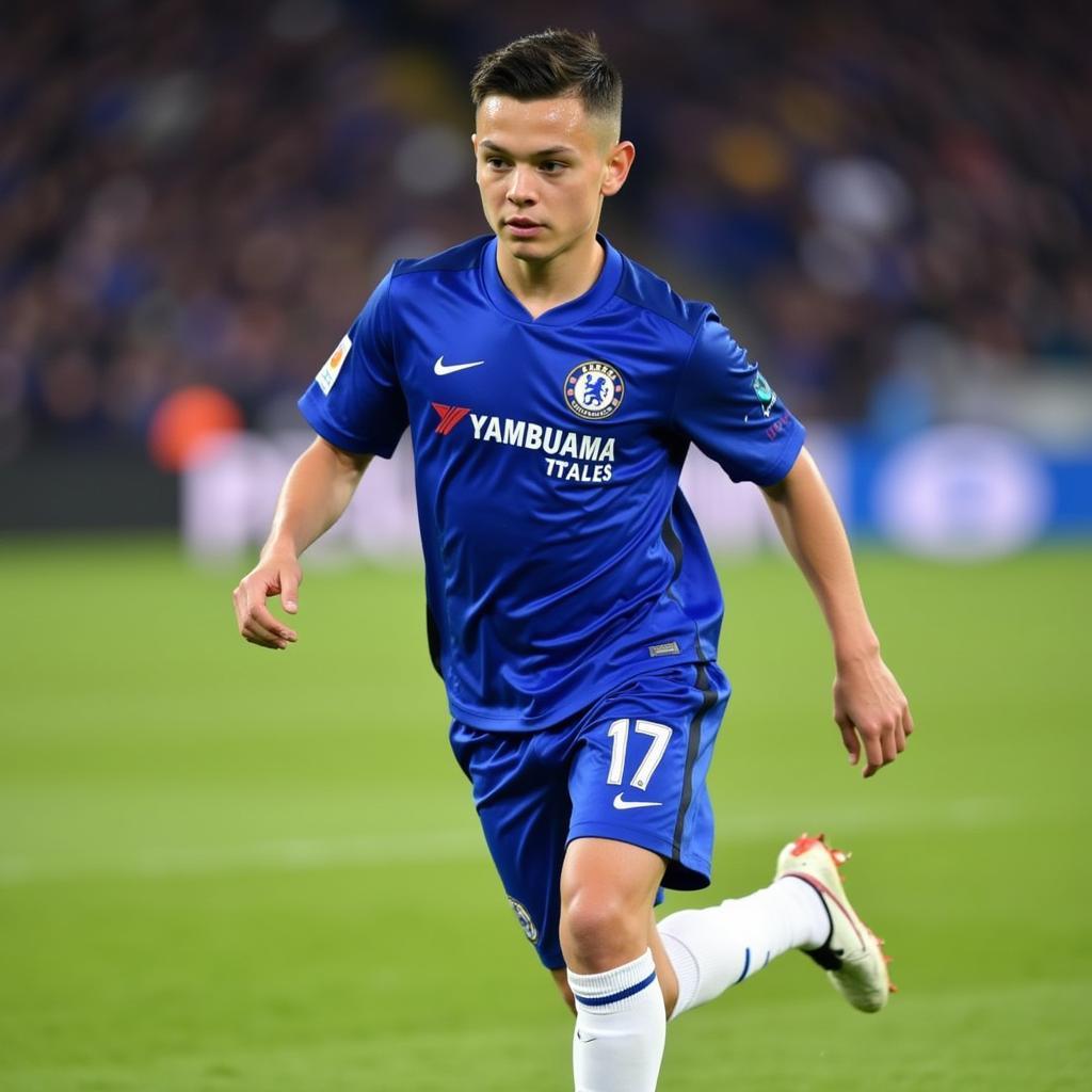 Joe McEachran trong màu áo Chelsea