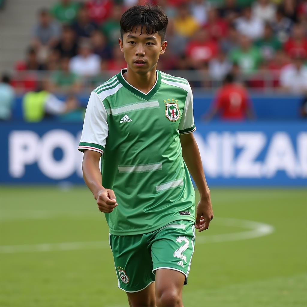 Joel Chima Fujita trong màu áo Tokyo Verdy