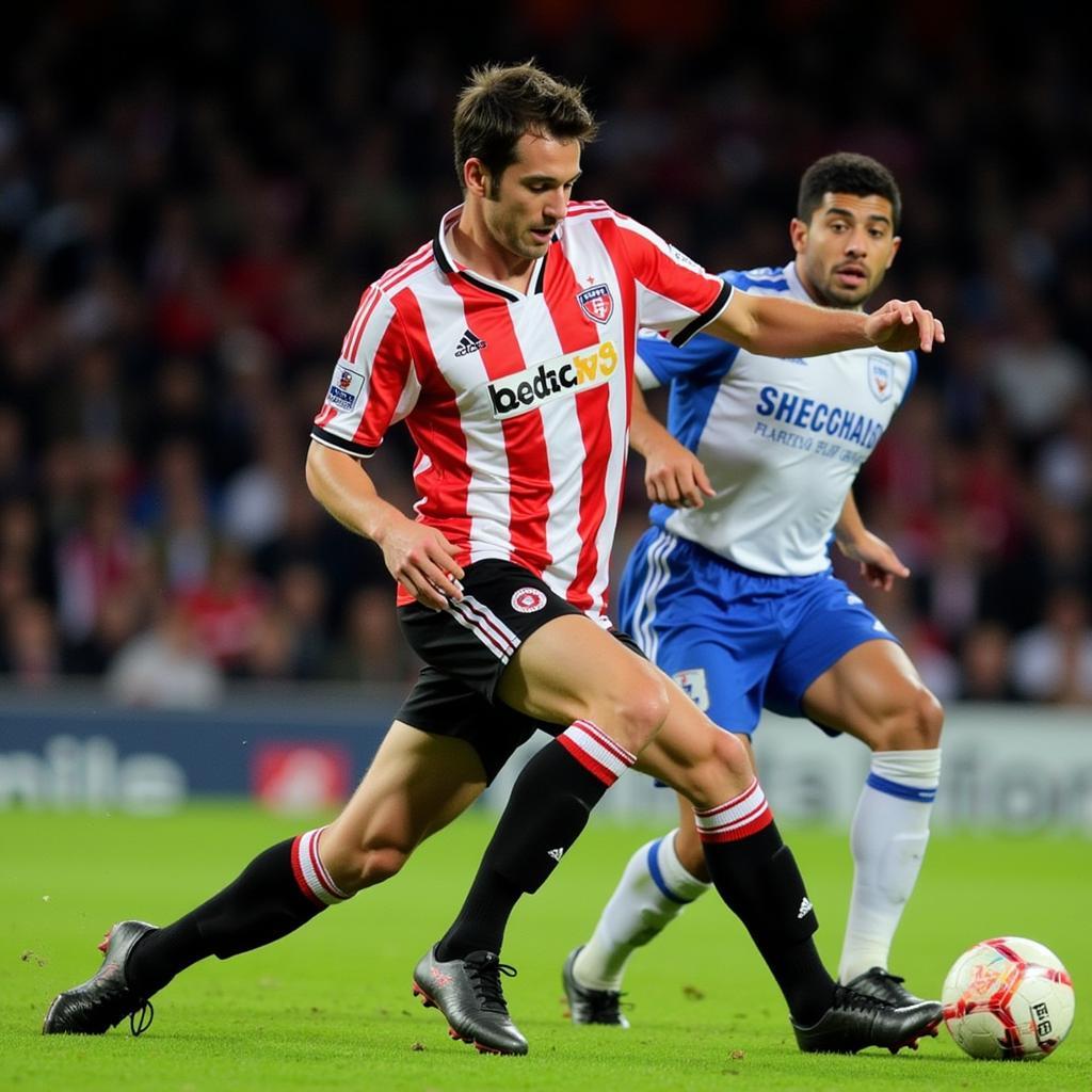 John Egan thi đấu cho Sheffield United