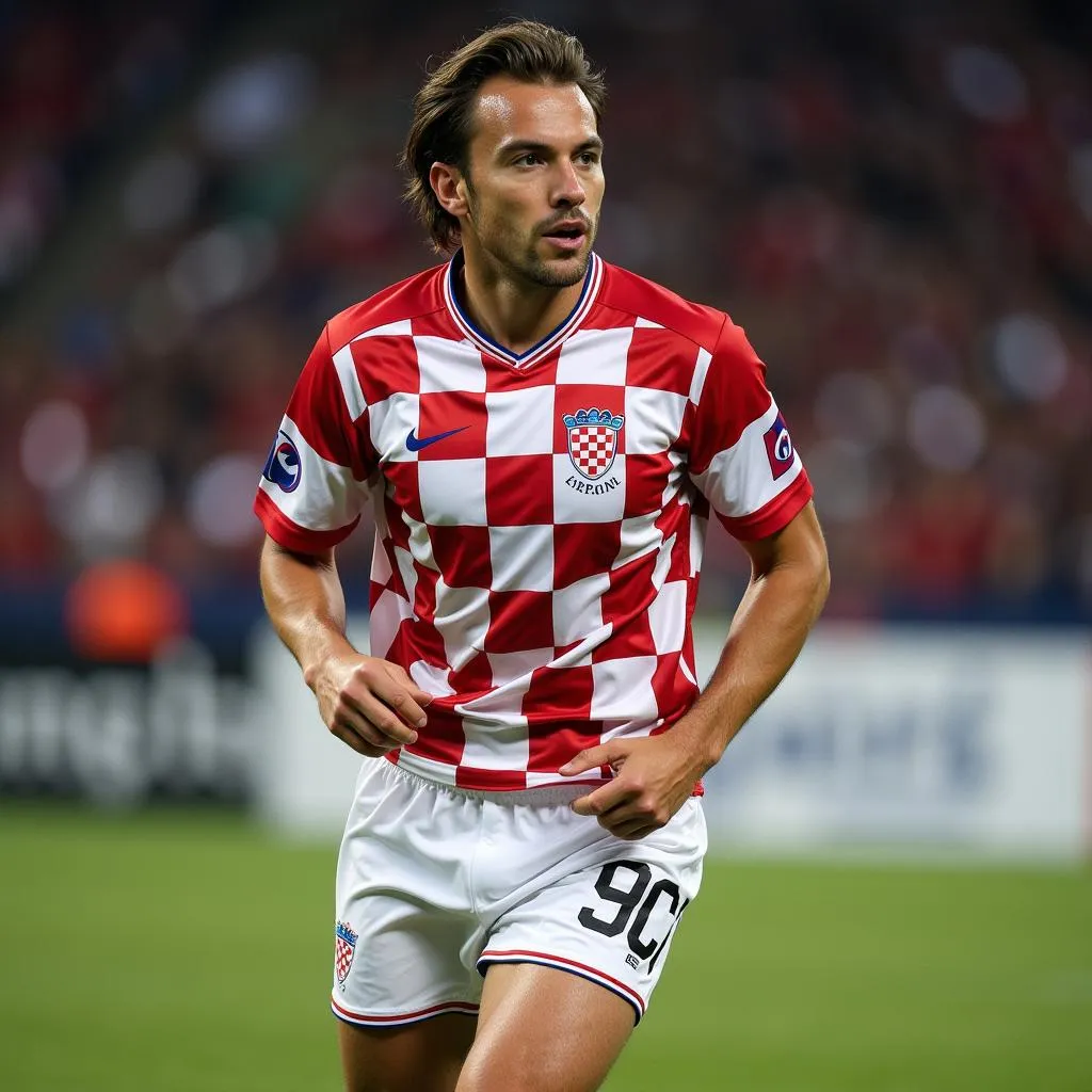 Josip Šimić trong màu áo Đội tuyển quốc gia Croatia