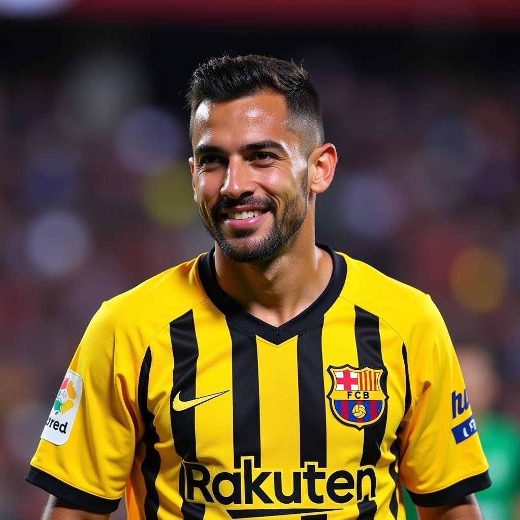 Juan José Mina trong màu áo Barcelona SC