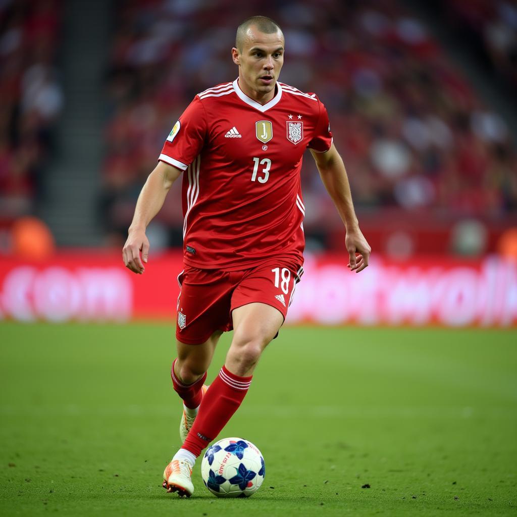 Kamil Grosicki dẫn bóng tốc độ cao