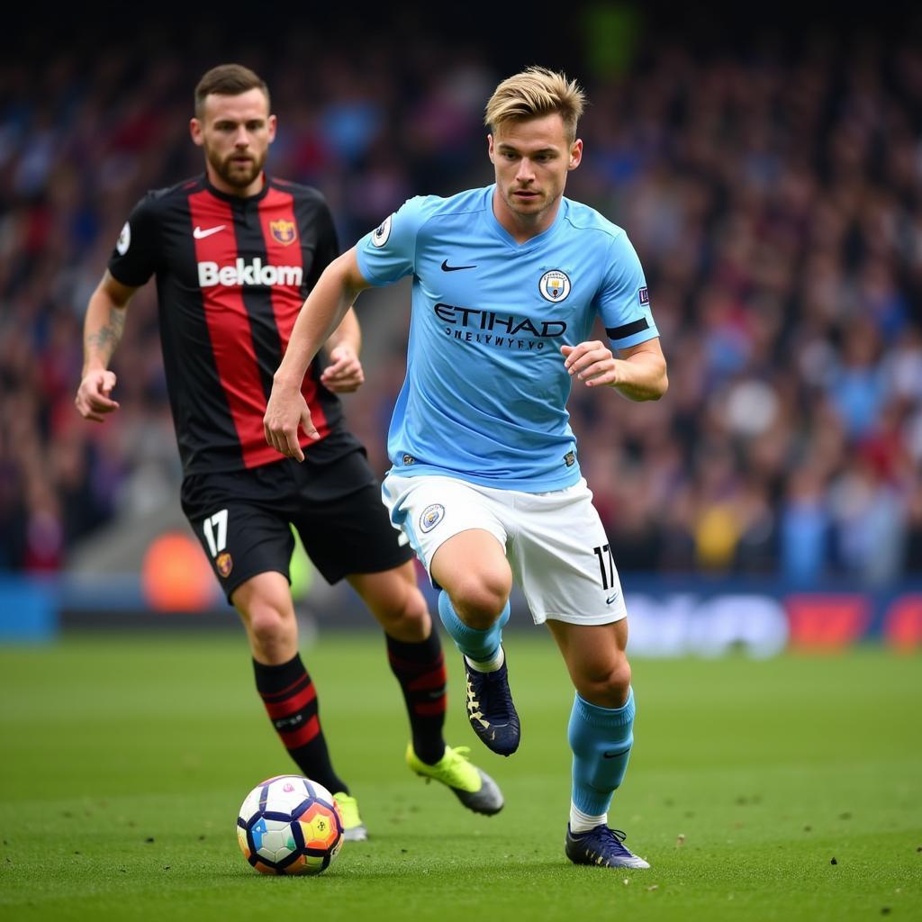 Kevin De Bruyne số 17 tại Man City