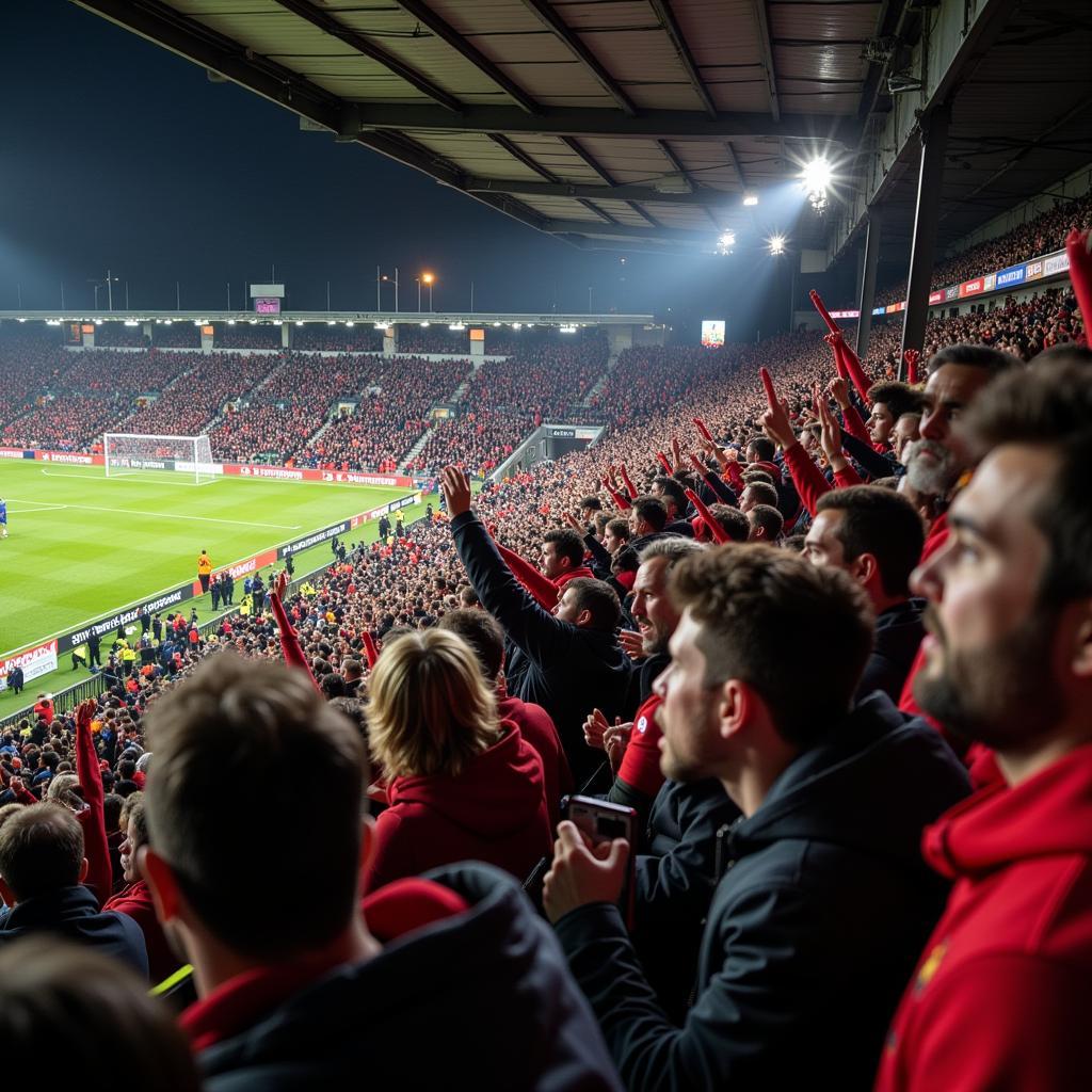 The stands of Holstein-Stadion