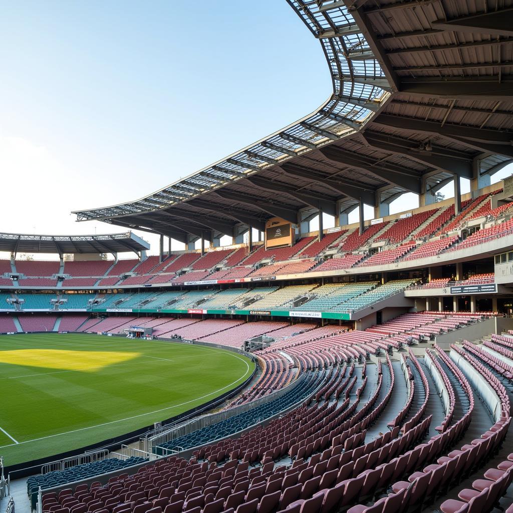 Khán đài và mái che độc đáo của José Zorrilla Stadium