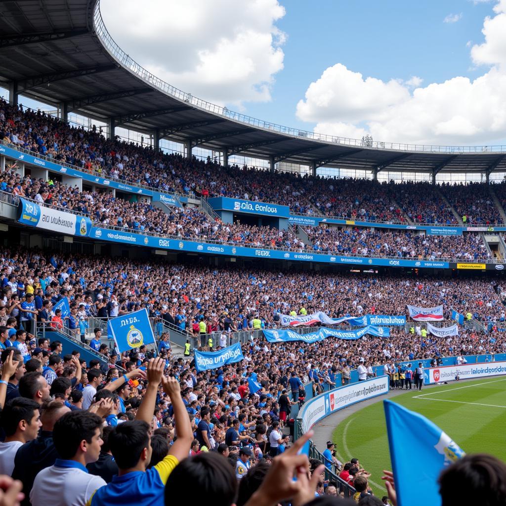 Estadio Mario Camposeco crowd