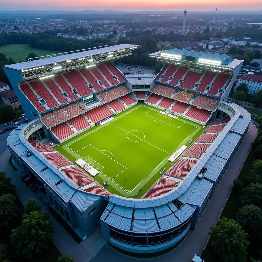 Architecture of TSV 1860 Munich Stadium