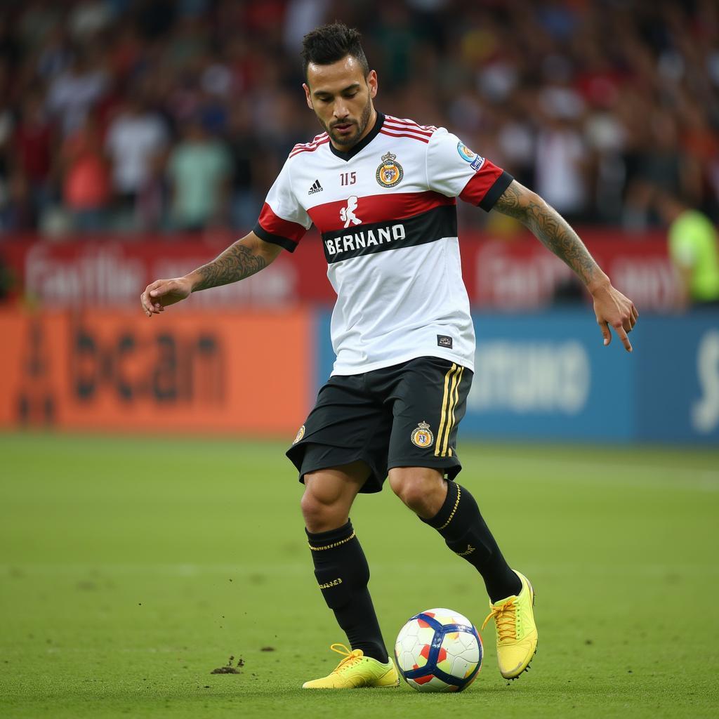 Léo Baptistão playing for Corinthians