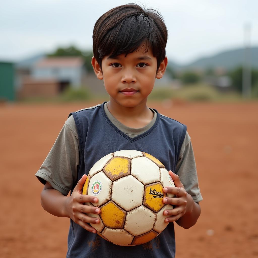 Léo Baptistão in his early days