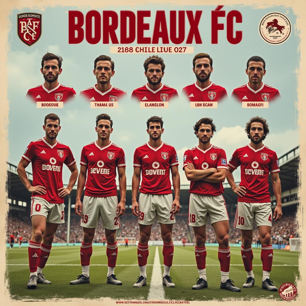 Lịch sử đội hình Bordeaux FC