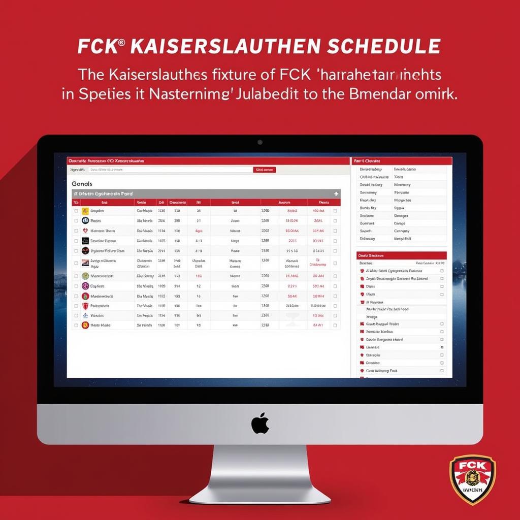 Lịch thi đấu FCK Kaiserslautern mùa giải hiện tại