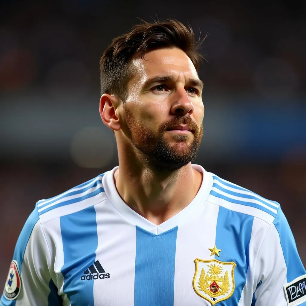 Lionel Messi khoác áo Argentina