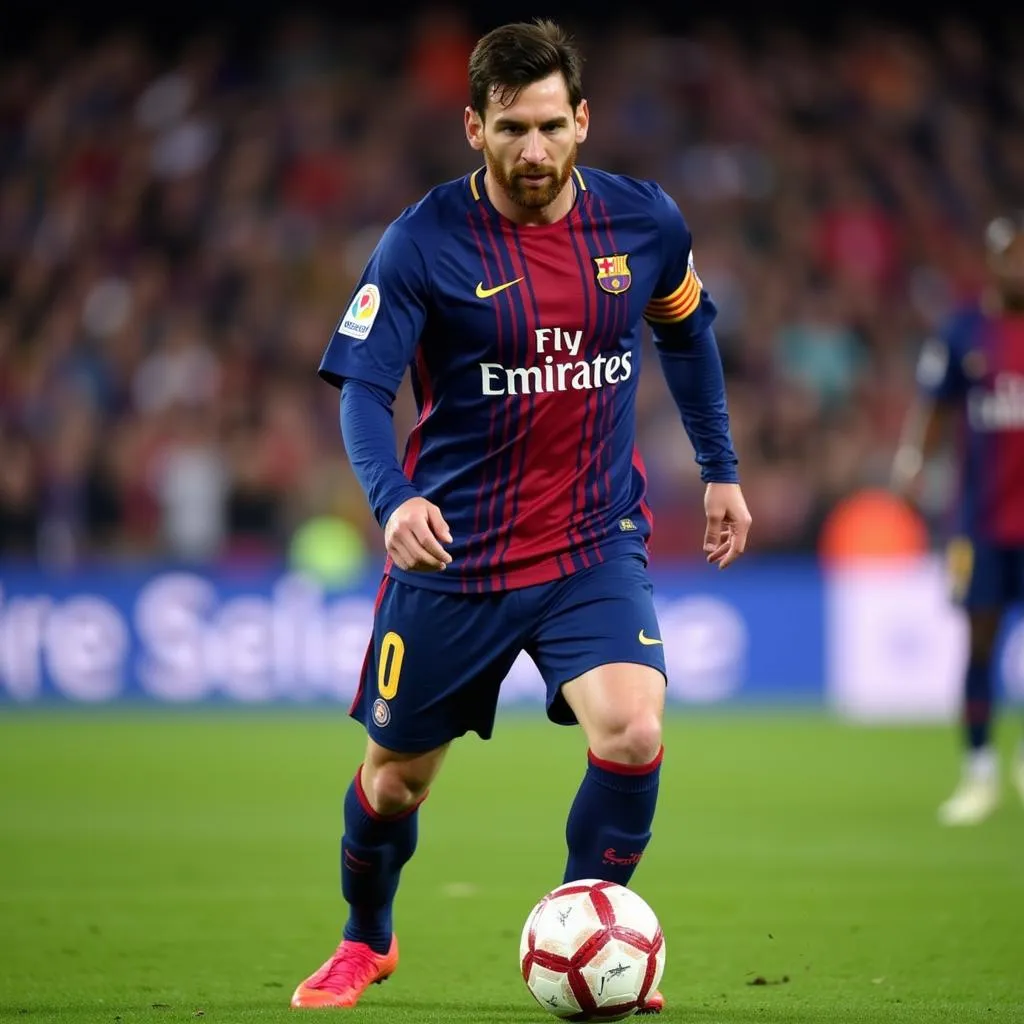 Lionel Messi trong màu áo Paris Saint-Germain