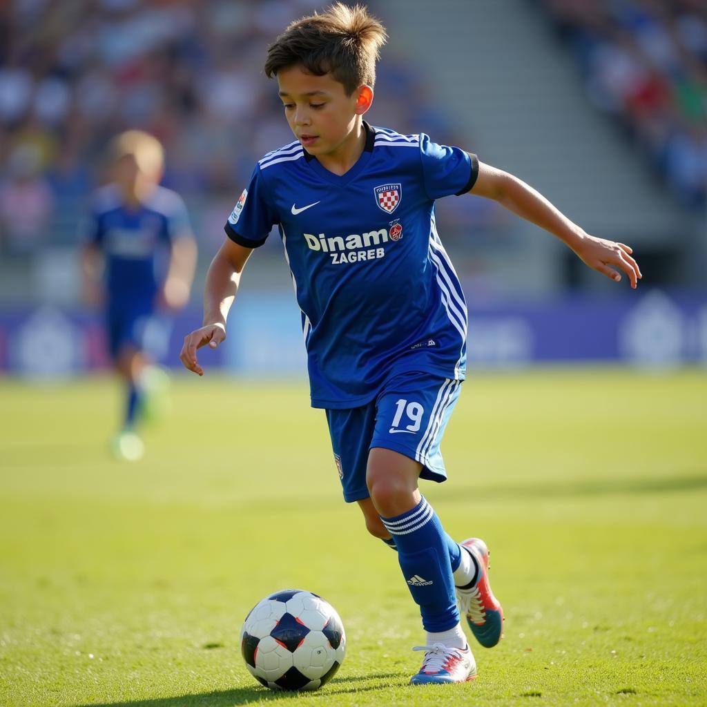 Lovro Majer playing for Dinamo Zagreb