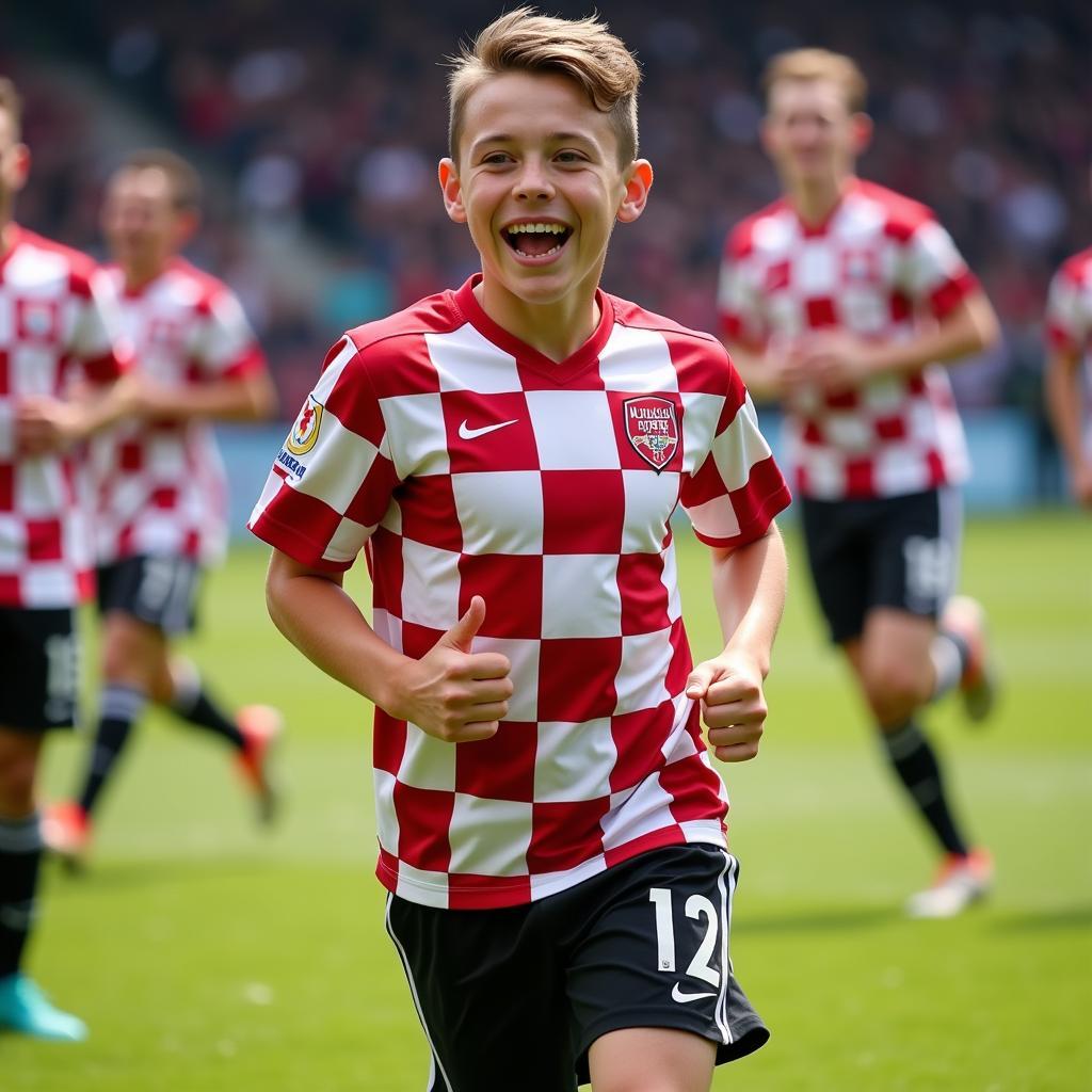 Luka Vrbančić tỏa sáng trong màu áo đội tuyển U19 Croatia