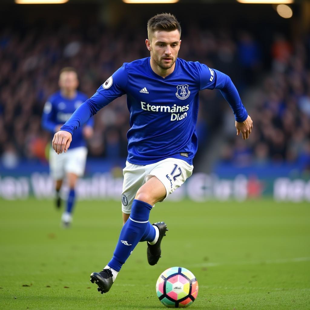 Luke Garbutt thể hiện phong độ ấn tượng trong màu áo Everton