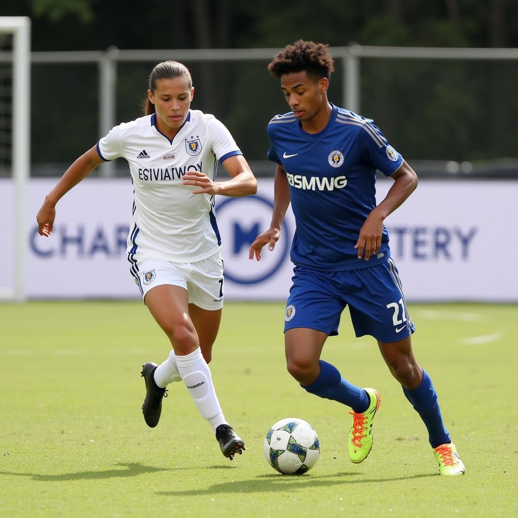 Maikel Chang trong màu áo CLB Charleston Battery