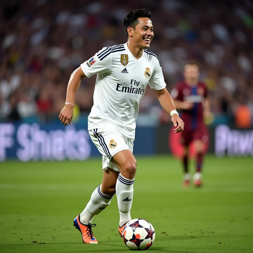 Marcelo Gallardo trong màu áo Real Madrid