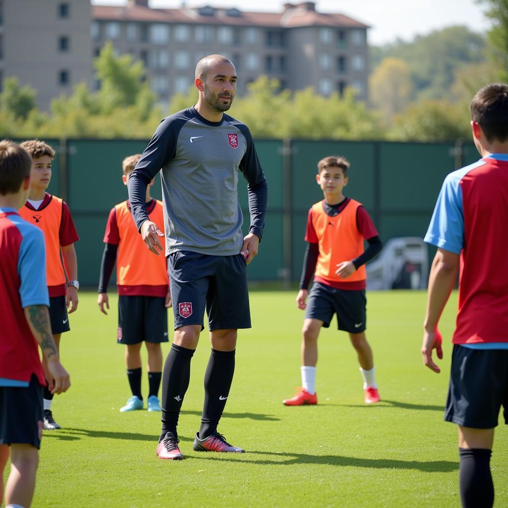 Marco Boscolo Nale Conducting Youth Training Session