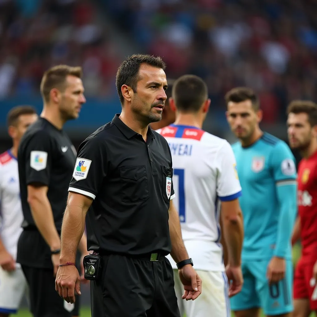 Controversial decisions made by Mario Maric during a match