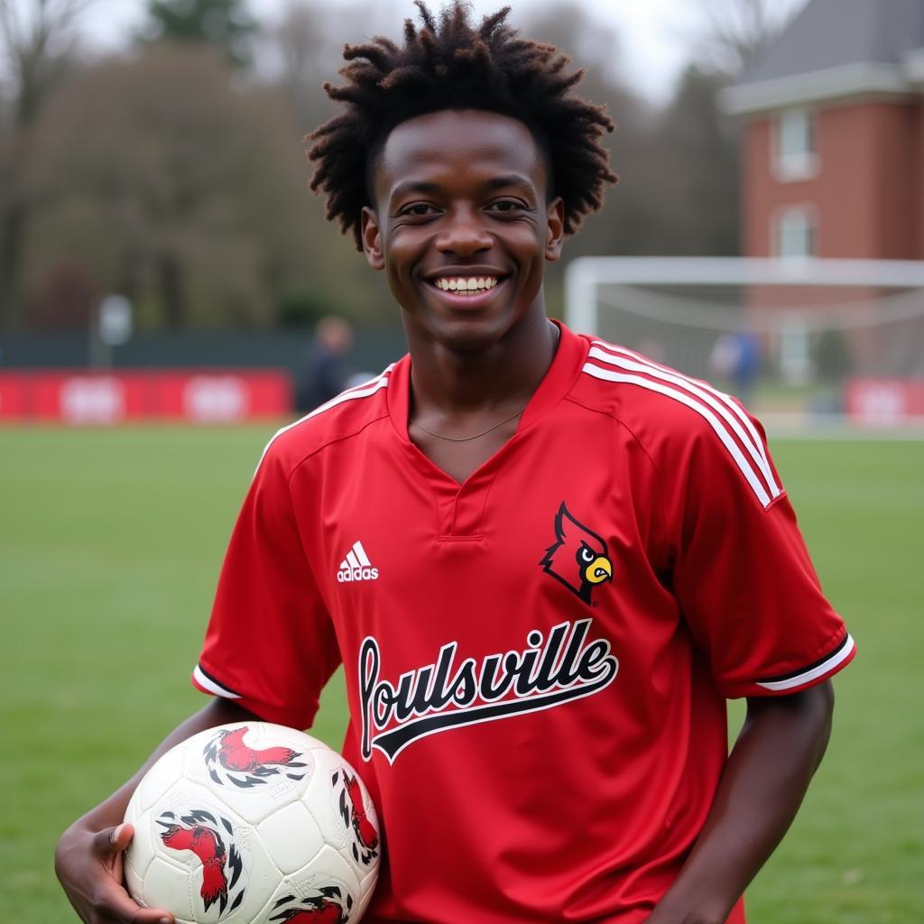 Marlon Hairston trong màu áo Đại học Louisville