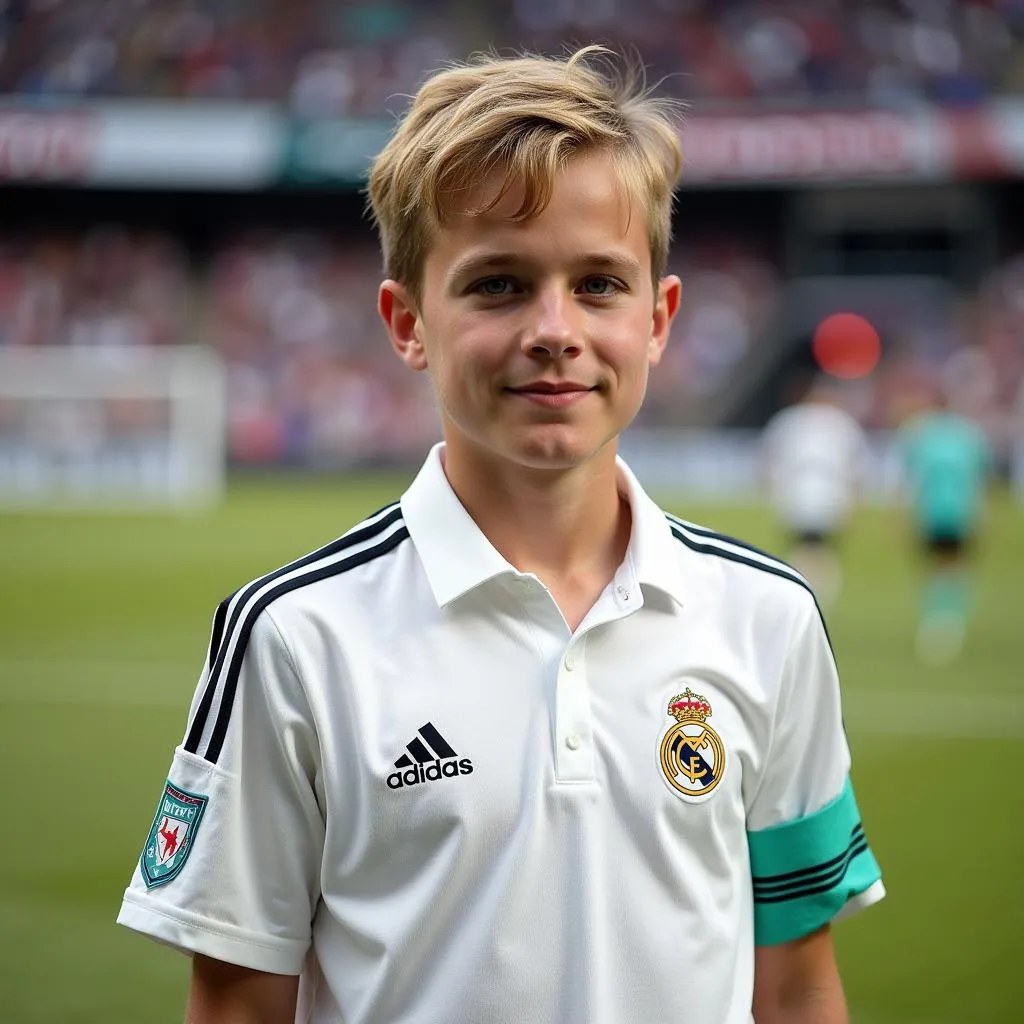 Martin Ødegaard trong màu áo Real Madrid