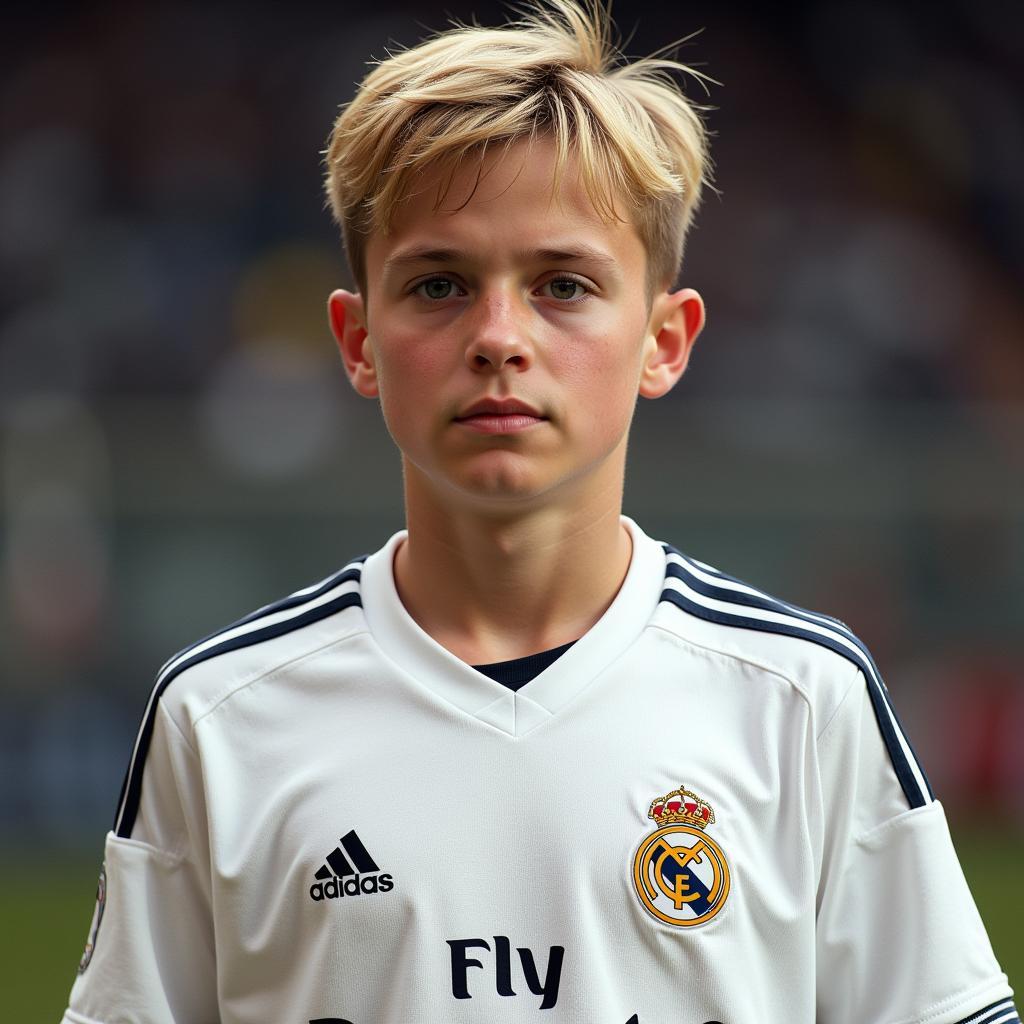 Martin Ødegaard trong màu áo Real Madrid