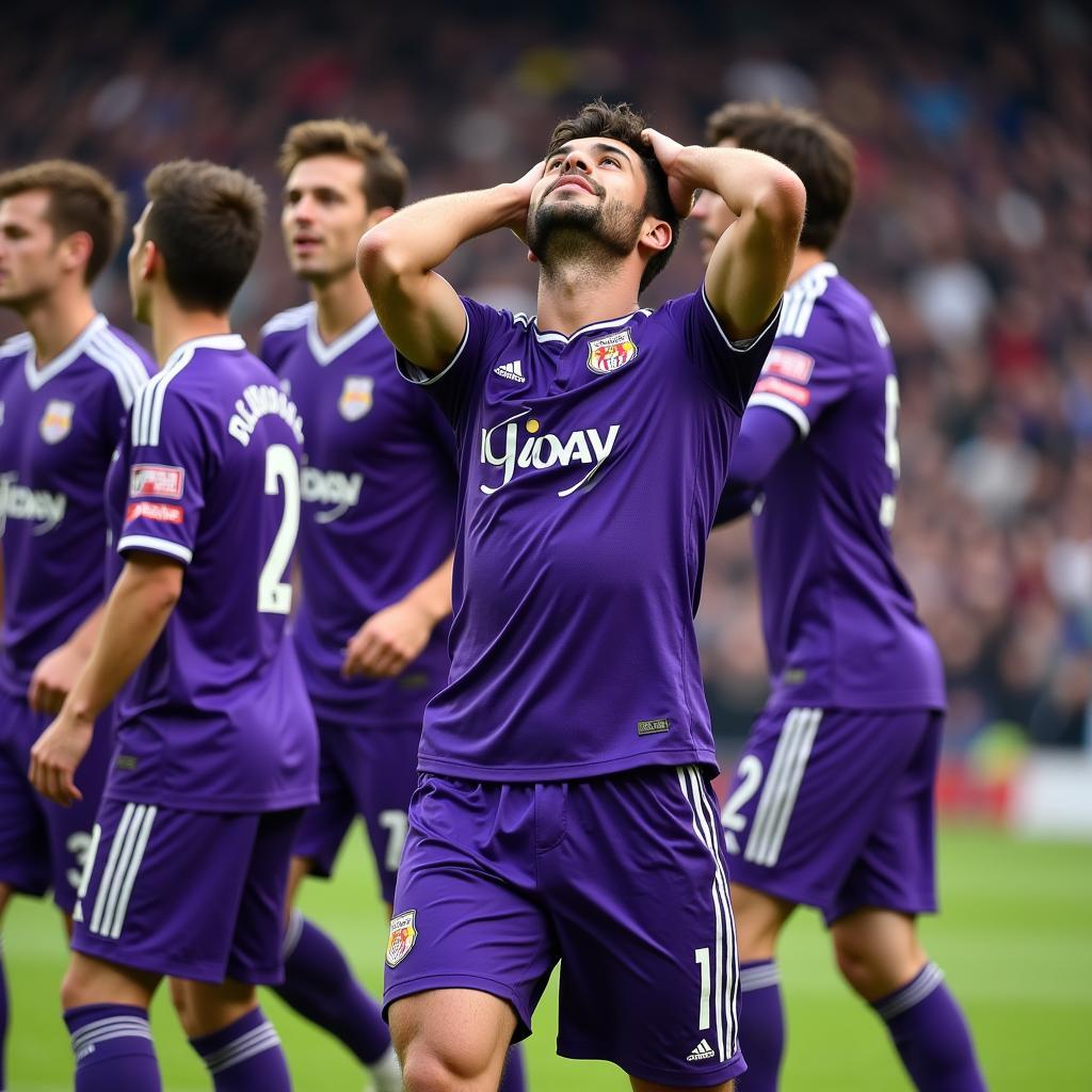 Martin Payero ăn mừng bàn thắng trong màu áo Orlando City