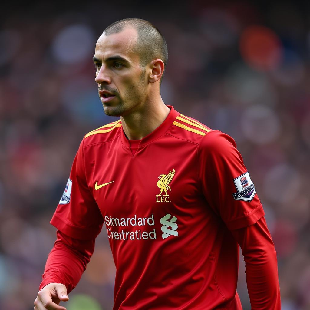 Javier Mascherano trong màu áo Liverpool