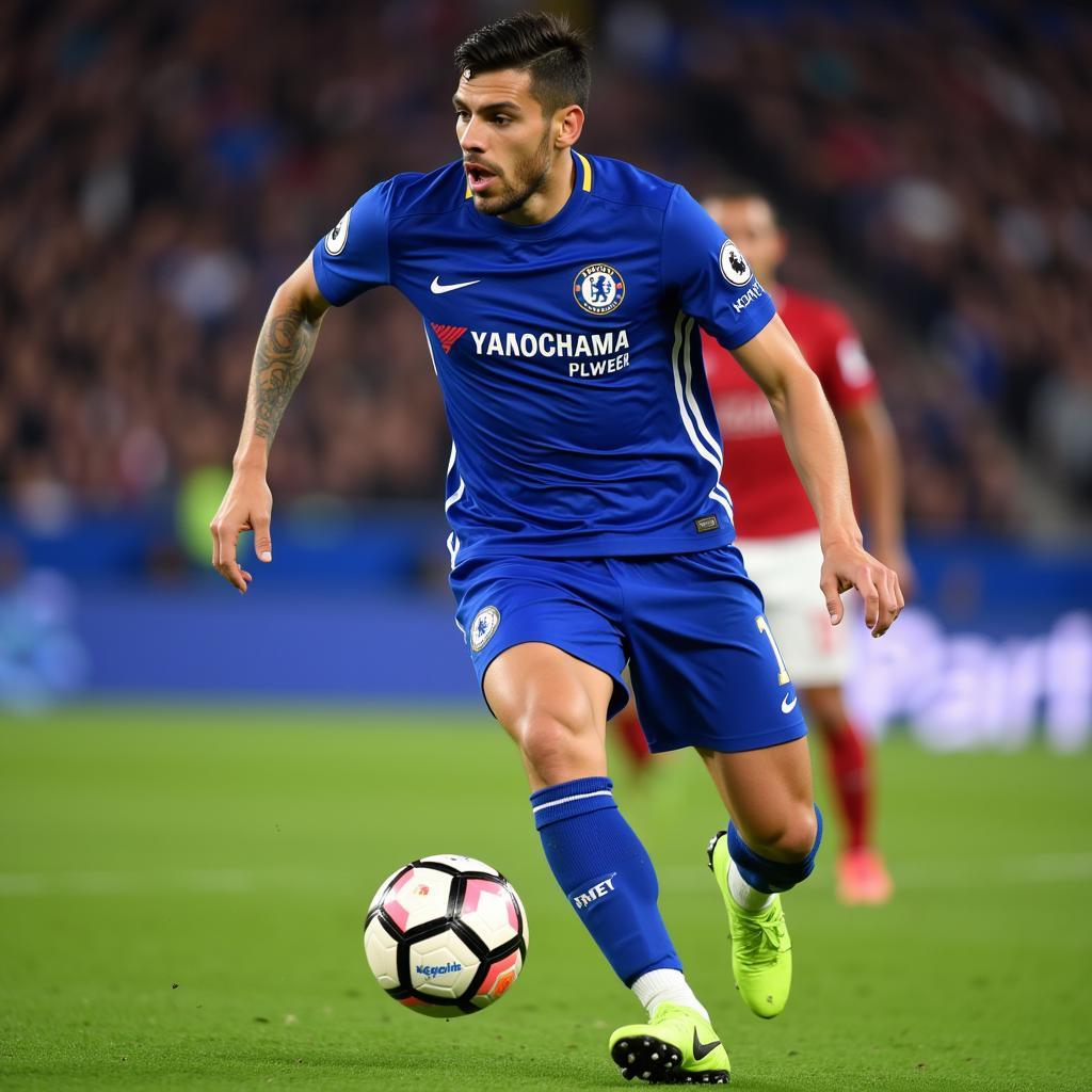 Mateo Kovacic trong màu áo Chelsea