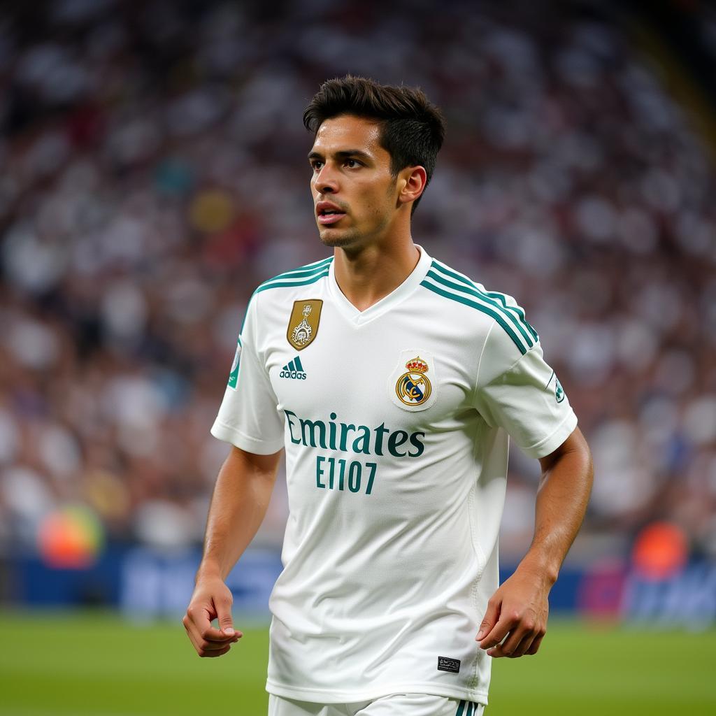 Miguel Torres Gomez trong màu áo Real Madrid