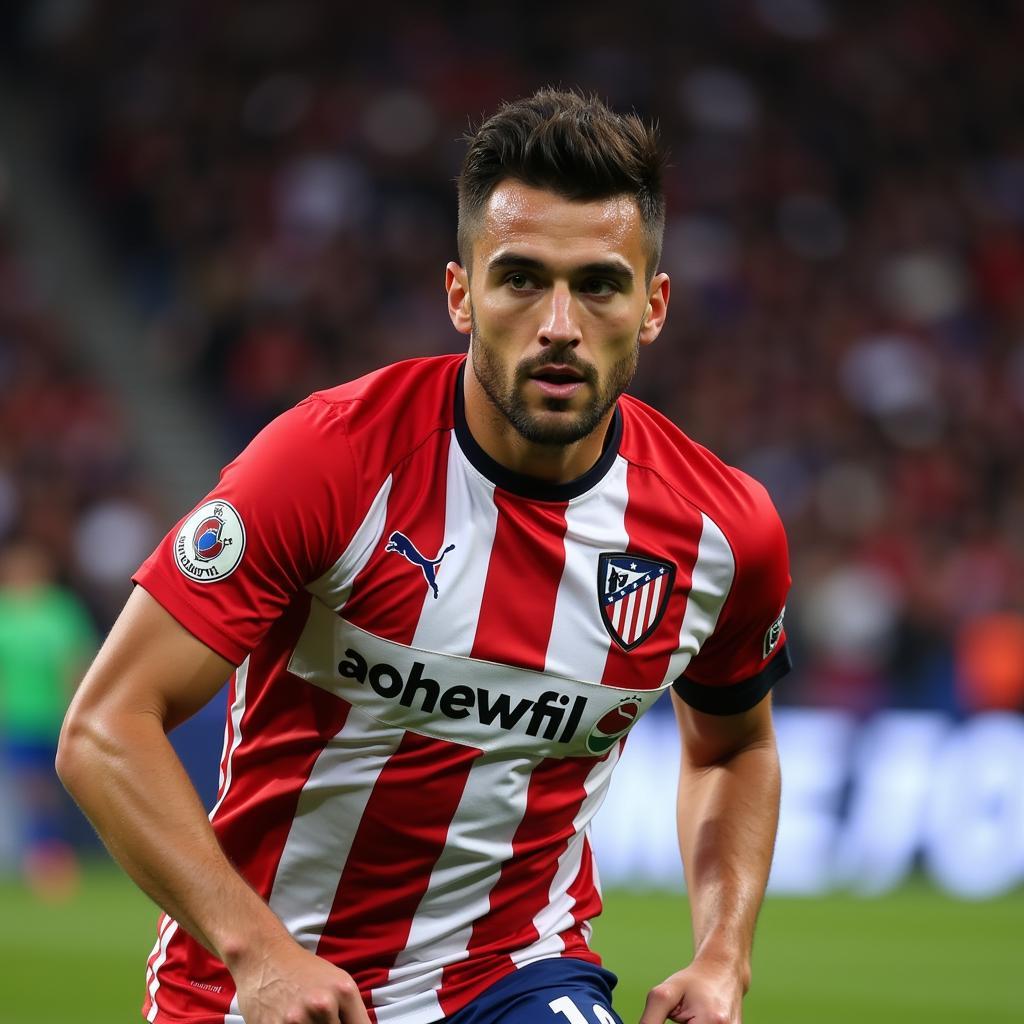 Mikel Aranburu during a match for Athletic Bilbao