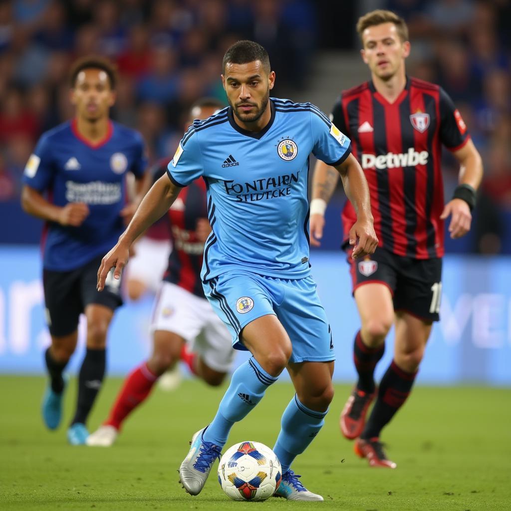 Mikey Lopez thi đấu cho Sporting Kansas City