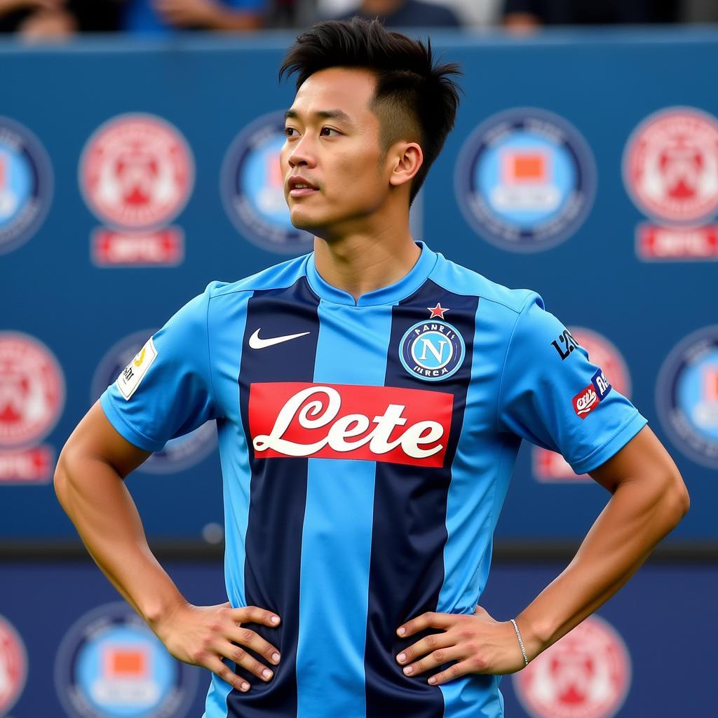 Min Jae Kwak trong màu áo Napoli