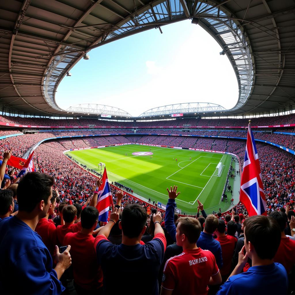 Không khí cuồng nhiệt tại Neo GSP Stadium