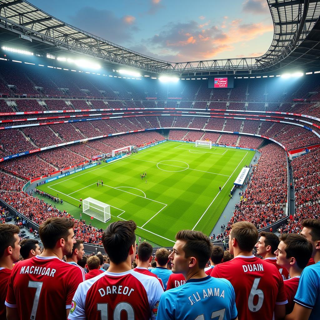 The bustling world of the billion-dollar football industry