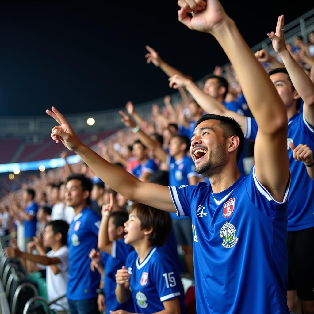 Người hâm mộ Buriram United tại Silverlake Stadium