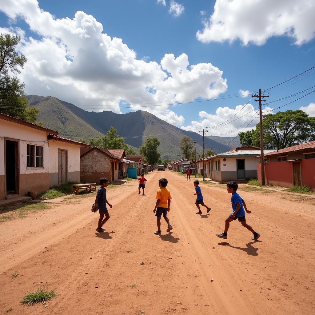 Những sân cỏ khu phố Bolivia